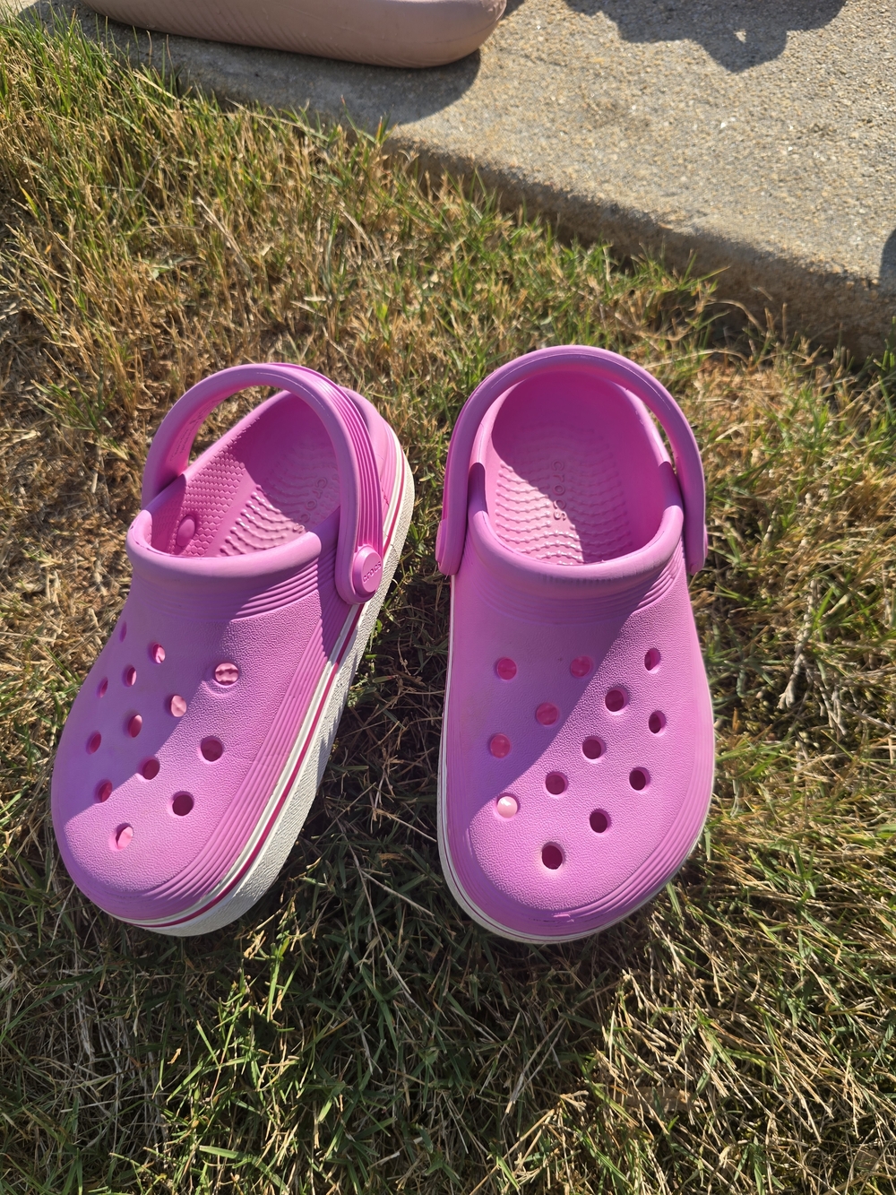 Kids Pink Crocs Clog Shoes